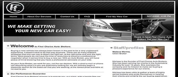 .Net auto Website Template
