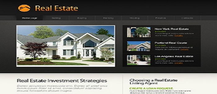 PHP Real Estate Website Template